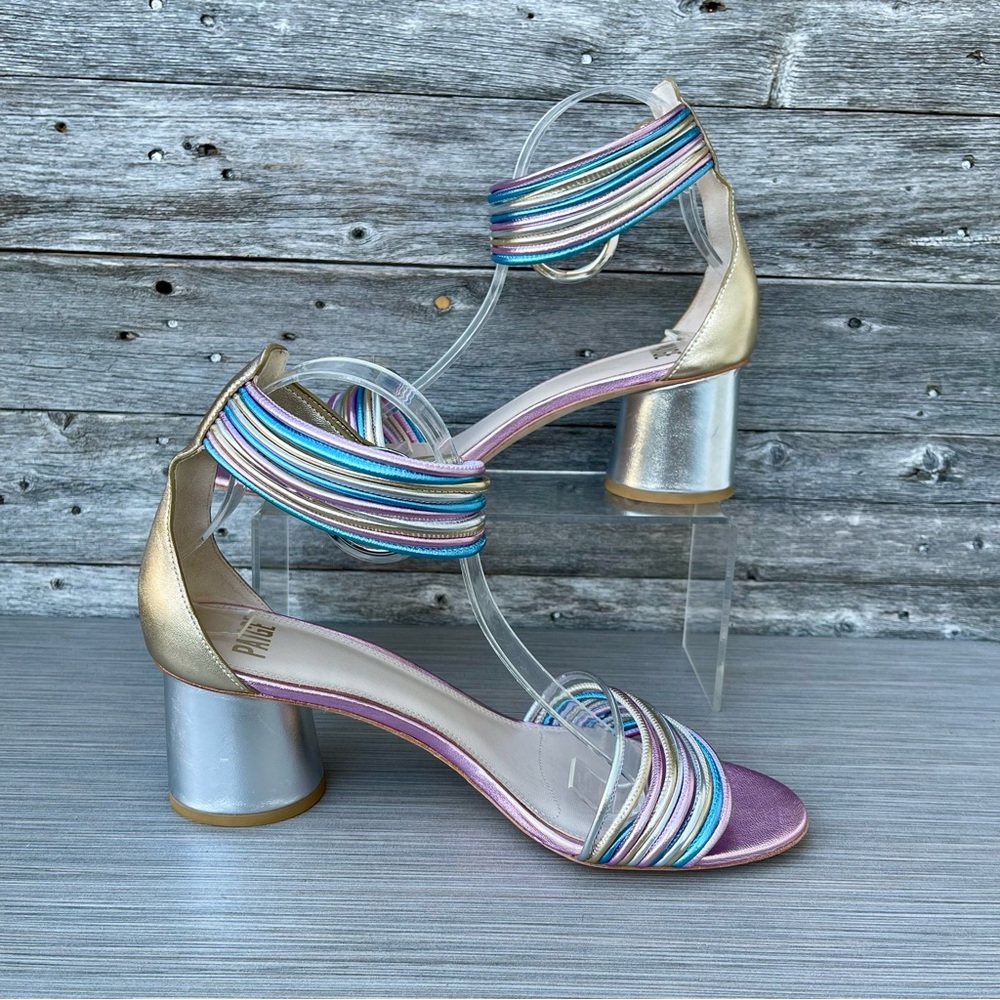 PAIGE Felicity Block Heel Sandals - Picture 8 of 10